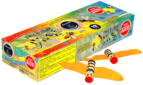  Летающие фейерверки Улей  в Юхнове