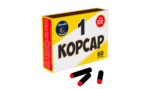  Петарды Корсар 1 в пленке  в Юхнове