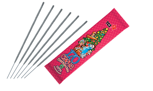  Бенгальские свечи 6 шт 170 мм в пакете  в Юхнове