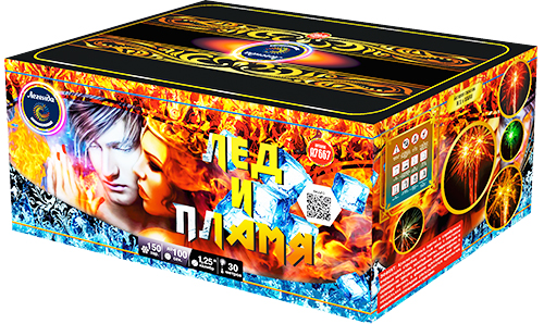  Батарея салютов Лед и пламя  в Юхнове